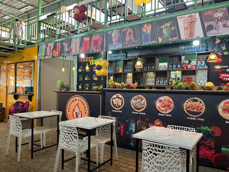 Newly Established Juice & Snack Shop for Sale in Chennai, India