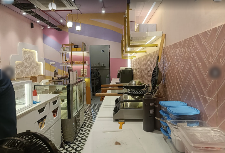 Newly Established Waffle Store for Sale in Vadodara, India