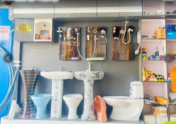 Bathroom Fitting Shop Seeking Loan in Nagaon, India