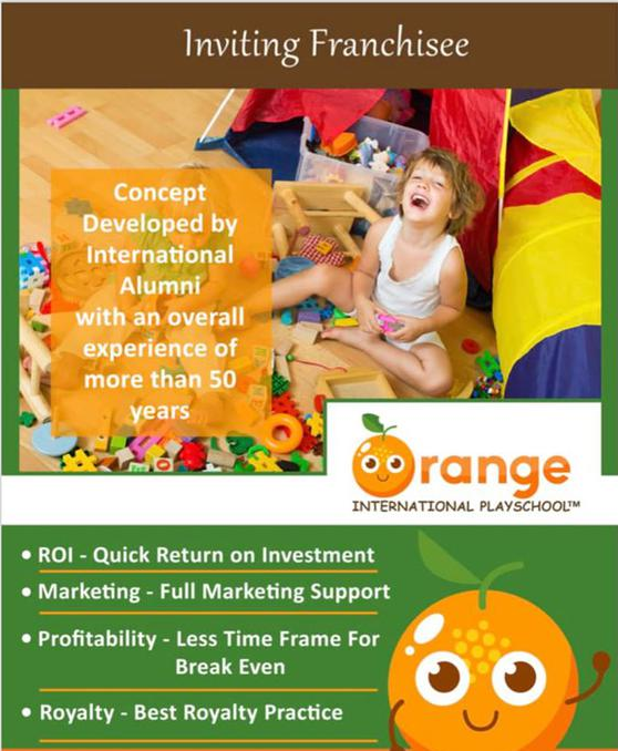 Orange International Playschool Franchise Opportunity