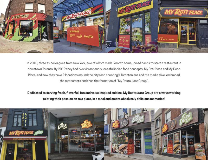 My Roti Place Restaurant Franchise Opportunity