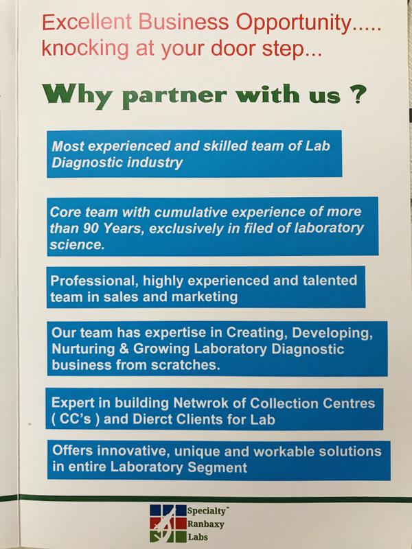 Specialty Ranbaxy Labs / Labaxy Diagnostic Labs Diagnostic Lab