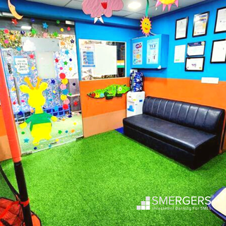 Franchised preschool of a well-known brand with 72 students in a prime area in Bangalore.