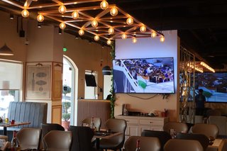 Sports restaurant in Dubai with 100 seating capacity having exceptional banquet facilities.