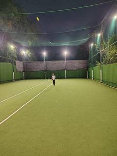 Box cricket turf with bookings for 15+ hours per day, seeking full sale.