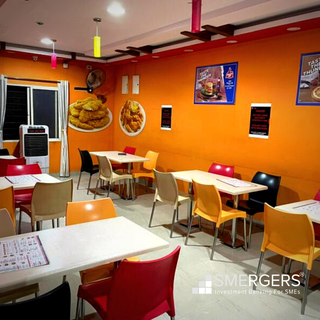 Fast-food restaurant with a seating capacity of 24 pax and 60-90 orders daily for sale.
