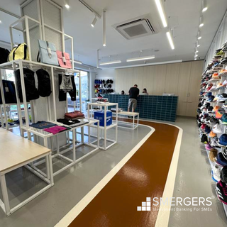 Athens athletic apparel company with wide range of products and 220 brands on e-commerce platform.