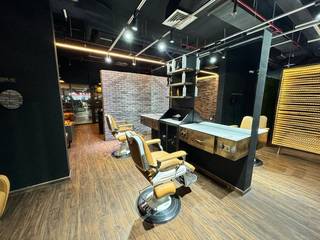 Men's premium hair salon for sale with 400 monthly clients in Abu Dhabi.