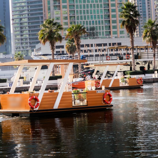 Unique floating café cruises catering to tourists and locals at 3-locations in Dubai, for sale.