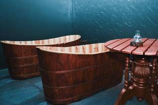 For sale: Newly established spa with sauna, cold bath, and over 100 regular clients.