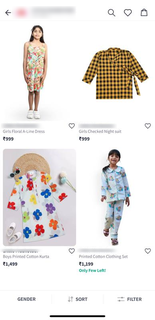Leading kids' clothing brand with 130 styles selling on online platforms like Myntra, Nykaa, Ajio.