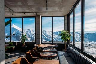 Prestigious 4-star ski resort hotel in Gudauri, Georgia, with 70 elegantly designed rooms.