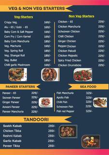 Non veg takeaway restaurant providing a multi cuisine menu with more than 50 daily orders.