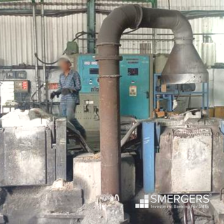 Company involved in manufacturing ferrous and non-ferrous components with a production capacity of 200 tons/month.