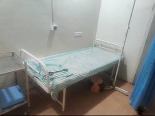 Non-operational multi-speciality hospital with 10 beds and essential medical equipment for sale.