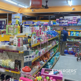 Well-established retail grocery supermarket in New Delhi that has a daily footfall of 150+ customers.