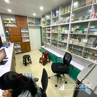 Clinic with a pharmacy, lab, and 3 OPD rooms is for sale.