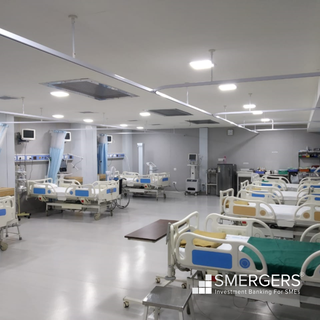 For Sale: Hospital in Gujarat with 108 beds, 6 operation theatres and 3 ICUs.