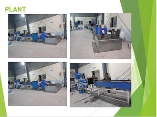 Waste management company with 100 tons monthly production capacity of plastic granules used in automotive.