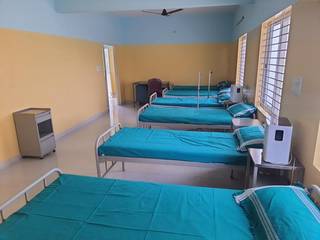 Established nursing home with 30 beds and 3 floors for rent in Vijaya Town, Karnataka.