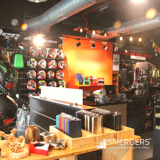 GenZ men's lifestyle retail store at a well-established mall with prime focus on bikers/travel enthusiasts.