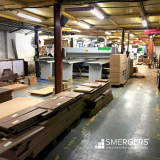 Company manufacturing modular furniture in a 25,000 sq. ft. plant with 16 latest machines.
