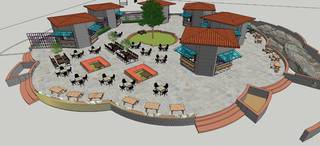 Upcoming multi cuisine restaurant & bar with projected seating capacity for 200 customers.
