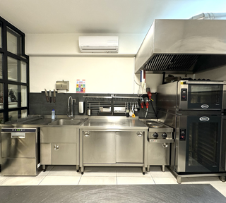 Small-scale production hub, manufacturing clean, mostly handmade products like granola, nut butter and snack alternatives.