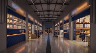 Non-operational hybrid warehousing business redeveloping five industrial properties into commercial hubs seeking funding for construction.