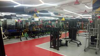 Authentic fitness club with gym and fight club having 2,000 active members.