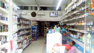 Convenience store (including medicines) operating 24x7 and receives 400 customer footfalls on a daily basis.