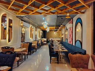Restaurant with Indian and Chinese cuisine, a sweets & snacks shop, and a party hall.