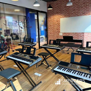 For Sale: Music-academy offering lessons in various instruments including Piano, Violin, Drums, Guitar, and Vocals.