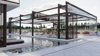 Four-star Bakuriani hotel near ski resorts, offering luxury amenities with expansion and five-star upgrade potential.