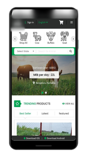 Online integrated marketplace for livestock and livestock-related products and services.