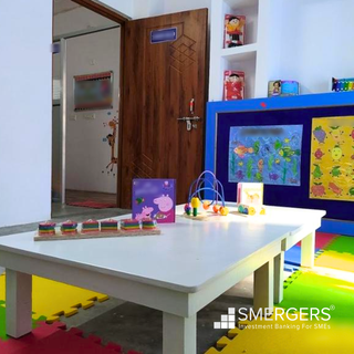 Established preschool franchise with 4 classrooms and play area, potential to operate independently.