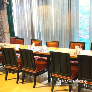 Restaurant in Faridabad with AOV of INR 4,000-5,000 per table and 50-80 daily customers.