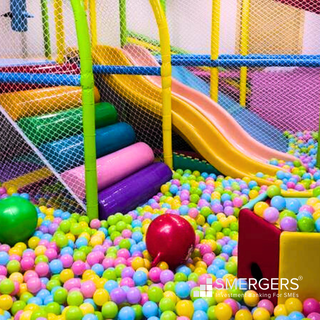 For Sale: Recently established indoor play area for kids aged 1-8 in New Delhi.