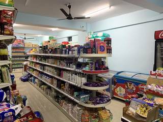 Grocery store located in the center of Bharatpur, receiving 80-100 customers on a daily basis.