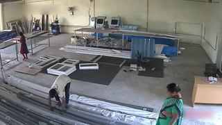 Fully equipped uPVC manufacturing facility with CNC machines and high production capacity, available for lease.