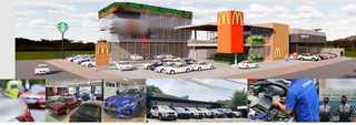 Used automotive dealership with flagship store, workshop, integrated O2O financial and insurance services.