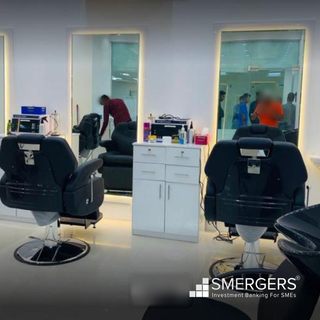 For Sale: Gents beauty salon located inside a mall in a busy area of Dubai.