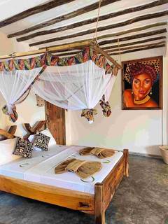 For Sale: Hotel having 3 villas in authentic African style in Zanzibar, Tanzania.