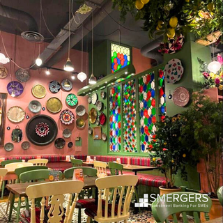 For sale: Profitable restaurant with a diverse menu, hookah service, and 300 weekend footfall.