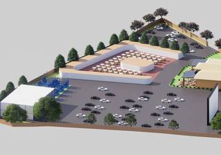 Upcoming drive-in theatre and cafe project with owned land, experienced promoters seeking partnerships.