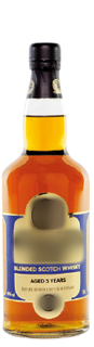 Private label scotch whisky produced and packed in Scotland sold under the business brand name.