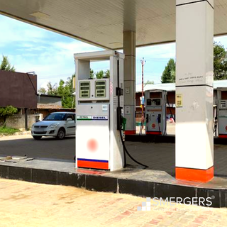 Petrol pump that is spread over an area of 6,000 sq ft seeks financial investment.