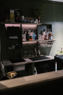 Japanese teahouse and bar in Omotesando, Tokyo, blending cultural preservation with modern vegan cuisine.