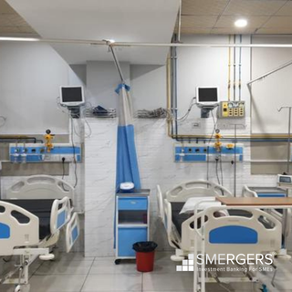 Three-storey hospital offering ICU and NICU services with a 40-bed capacity in Muzaffarnagar seeks investment.