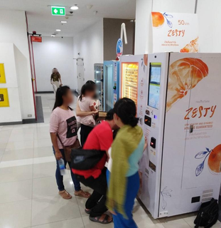 Automatic juice vending business with 18 machines located on high-traffic areas with supplier reliability.